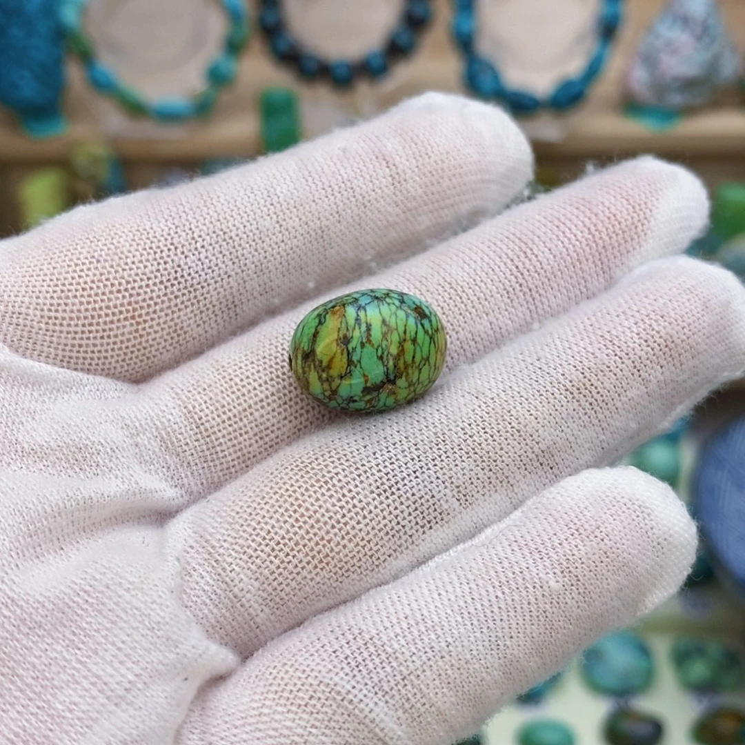 定制绿松石未镶嵌枣珠