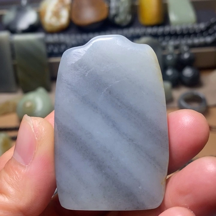 吴****和田玉未镶嵌吊坠(不含链)