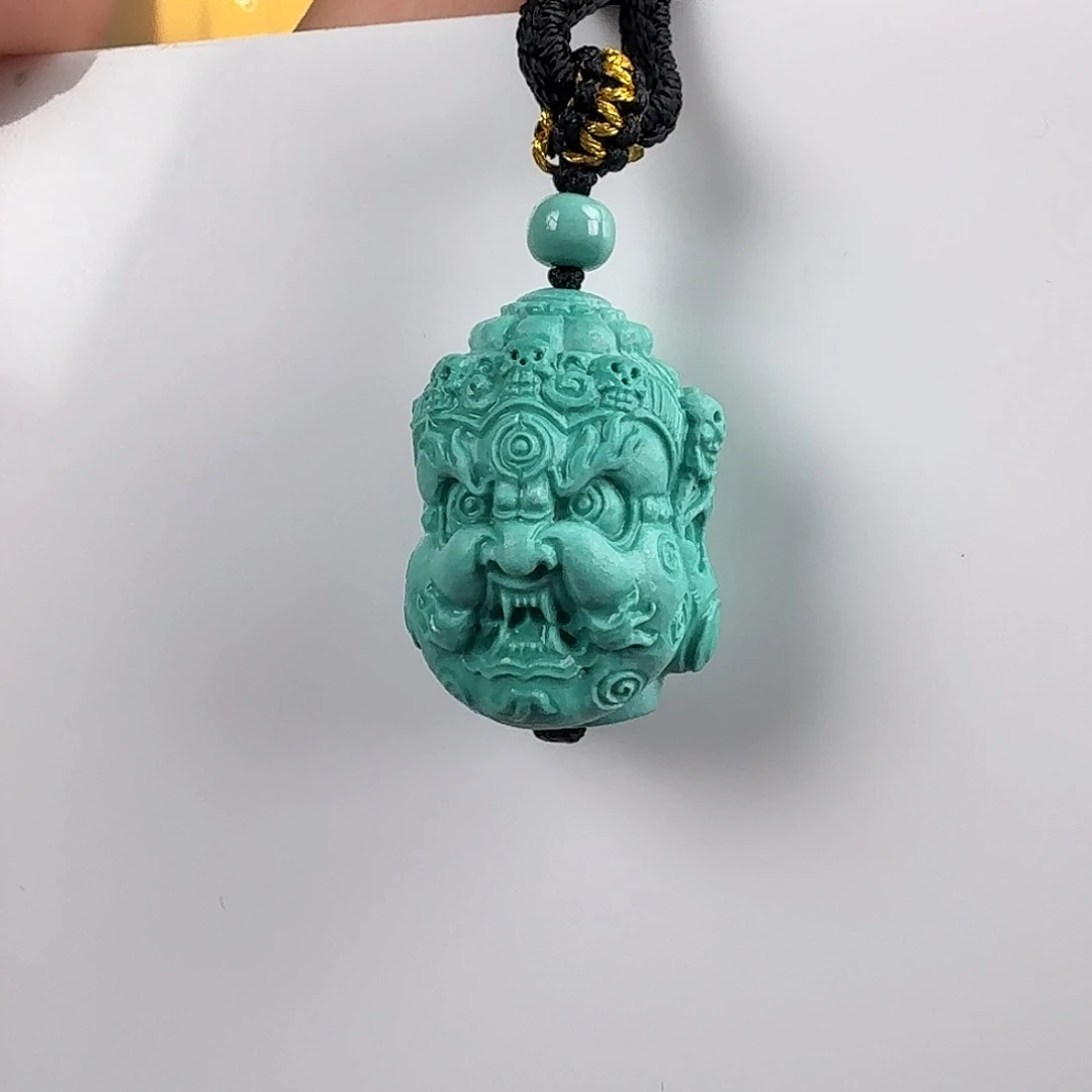 绿松石未镶嵌挂件