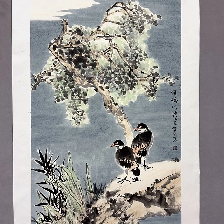 国画亲笔手绘放心去藏