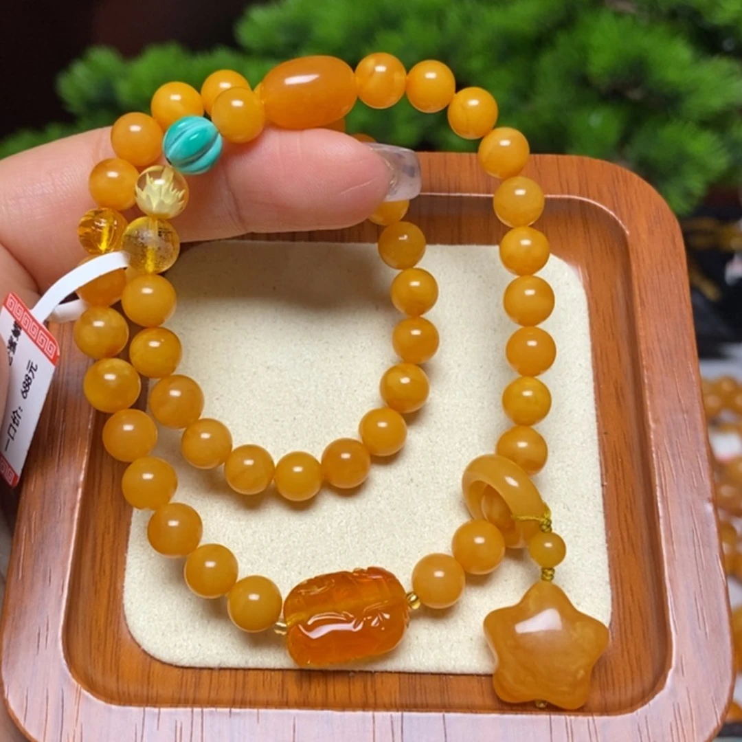 【闪购商品】手链蜜蜡未镶嵌手串
