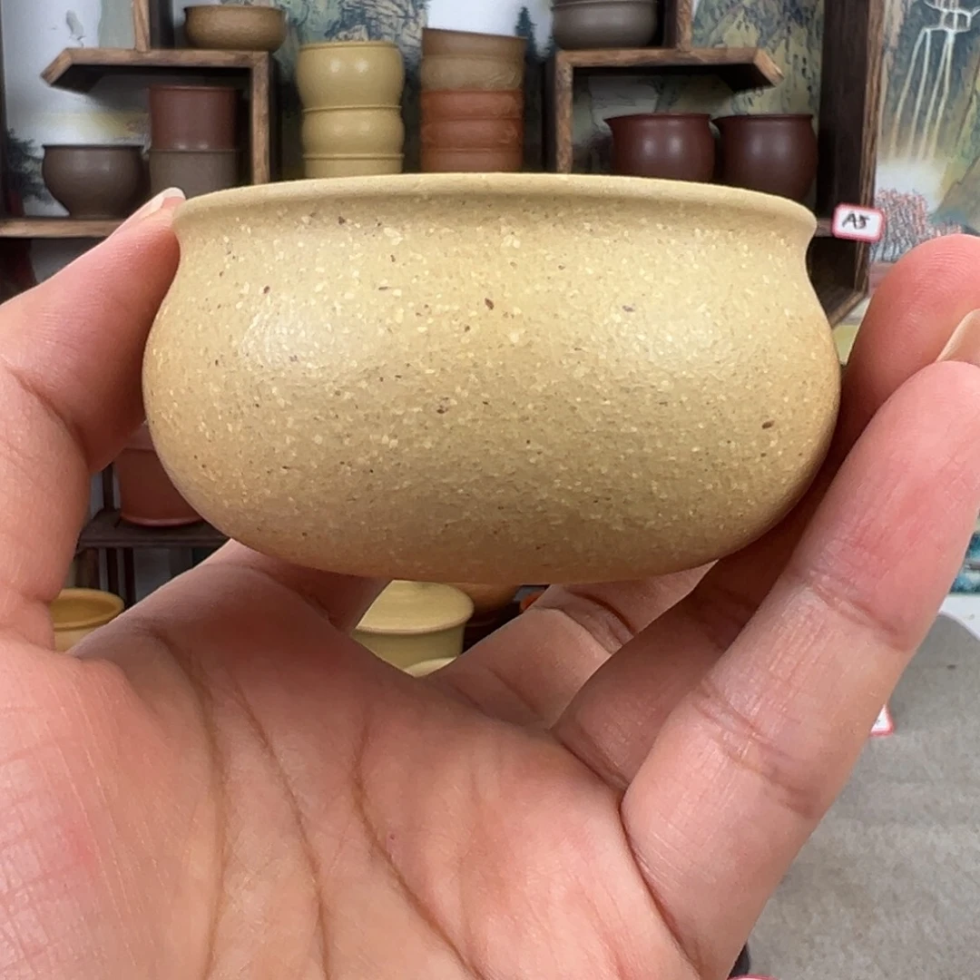 紫砂茶杯拙器甄选，纯原本矿。