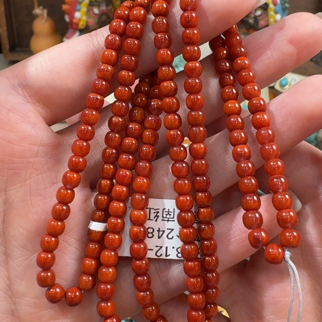 毛衣链未镶嵌南红玛瑙原矿