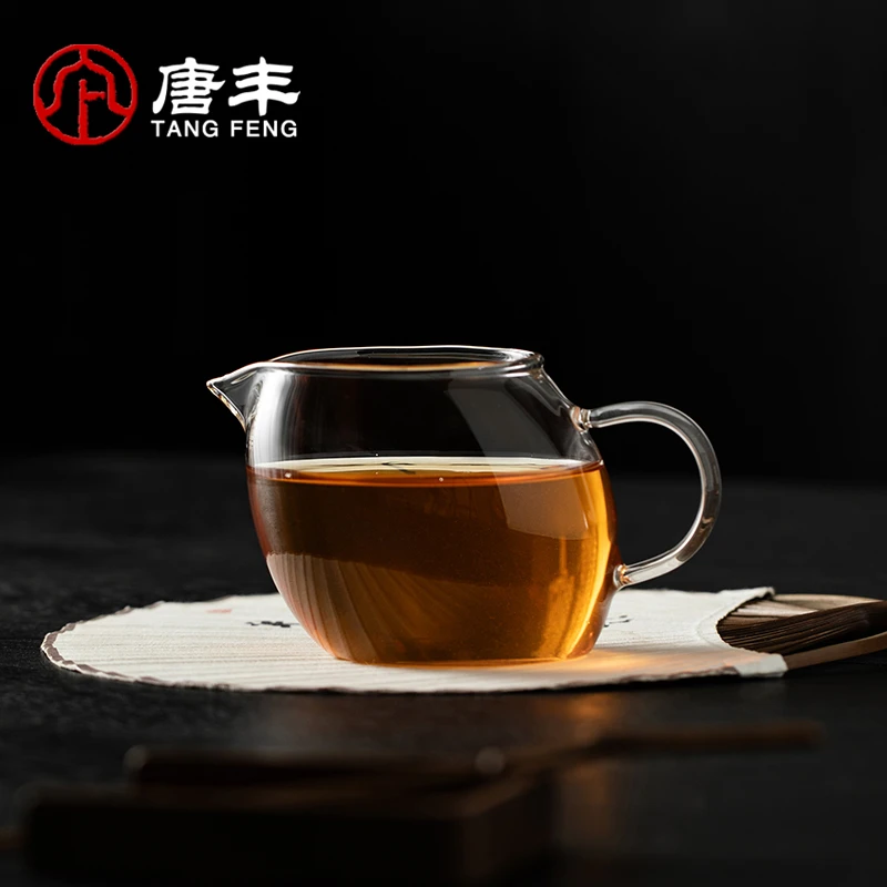 唐丰高颜值公道杯2025新款高硼硅耐热玻璃高档泡茶专用分茶器公杯