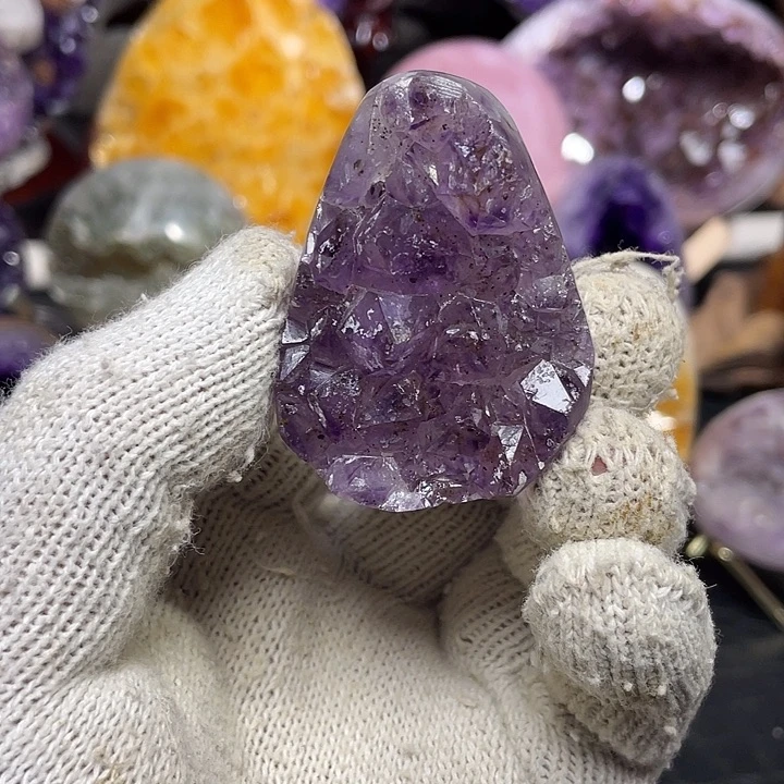 水晶未镶嵌珠宝半成品