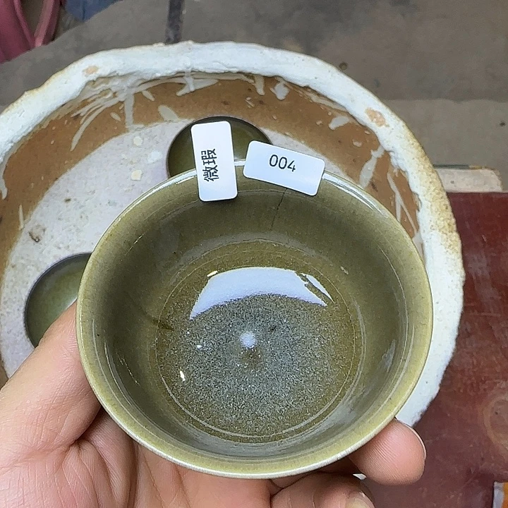 茶盏青钰龙窑主人杯004