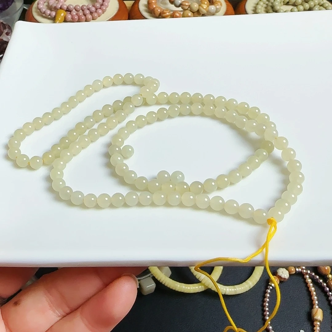 和田玉手链未镶嵌J****