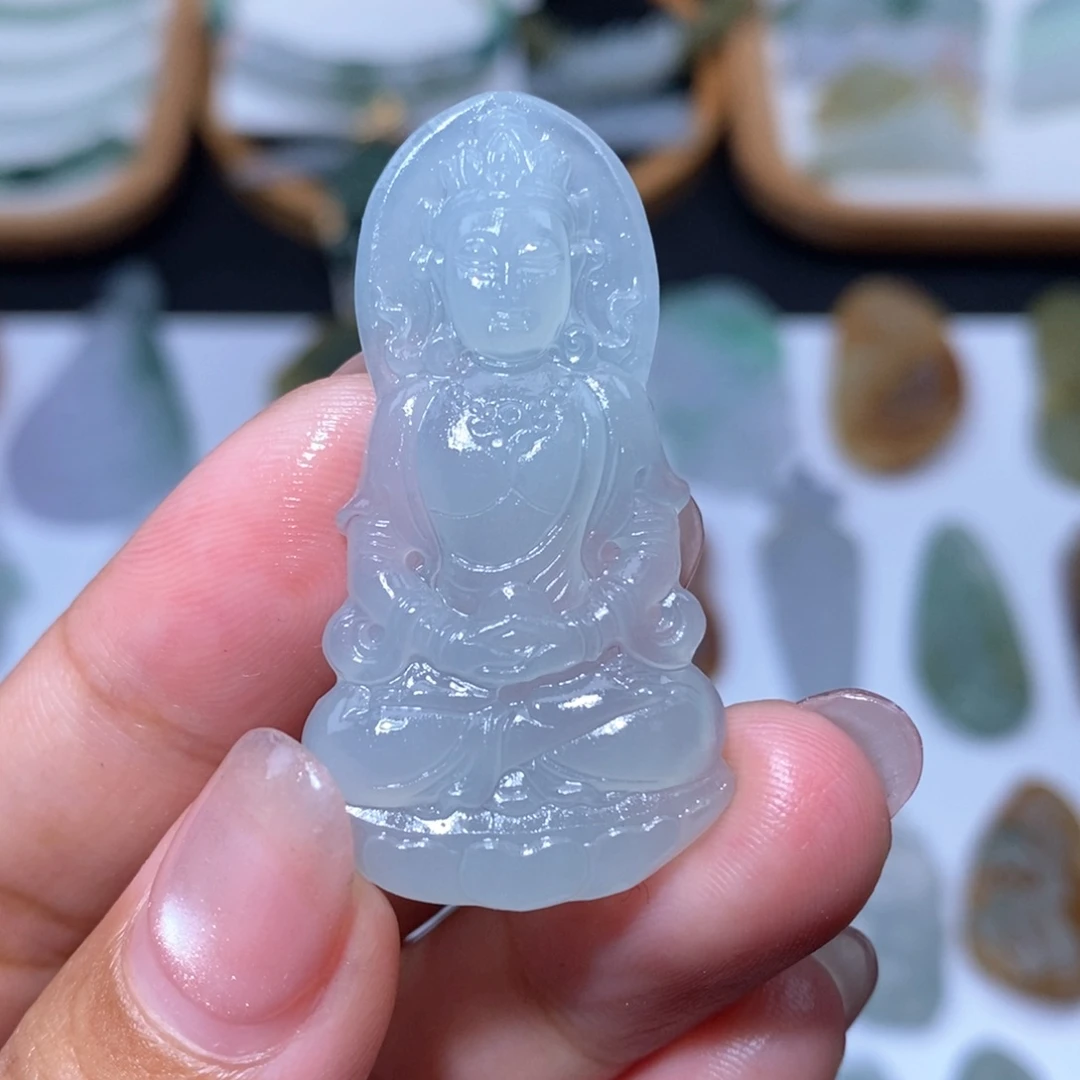 定制翡翠未镶嵌度母