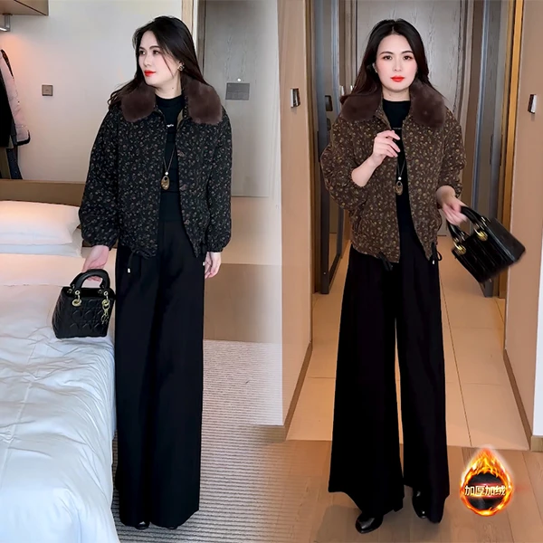 【季颜品牌】新款休闲显瘦时尚气质洋气拼接牛仔小个子短外套118