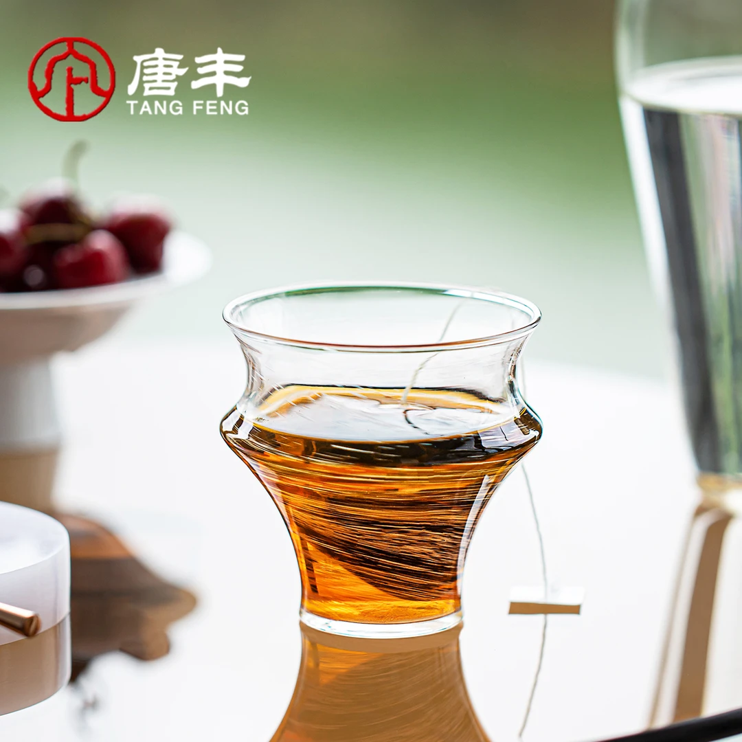 唐丰新款喝水杯冰美式咖啡杯创意玻璃杯家用办公大容量泡茶杯高档