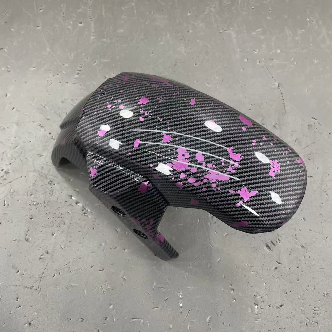 顺丰包邮台铃苍穹前泥板前泥瓦挡泥板水转印碳纤维紫金箔改装