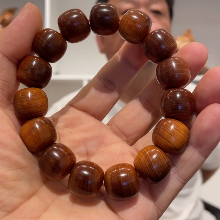 柏木（崖柏）穿*师1415黑油老型手串