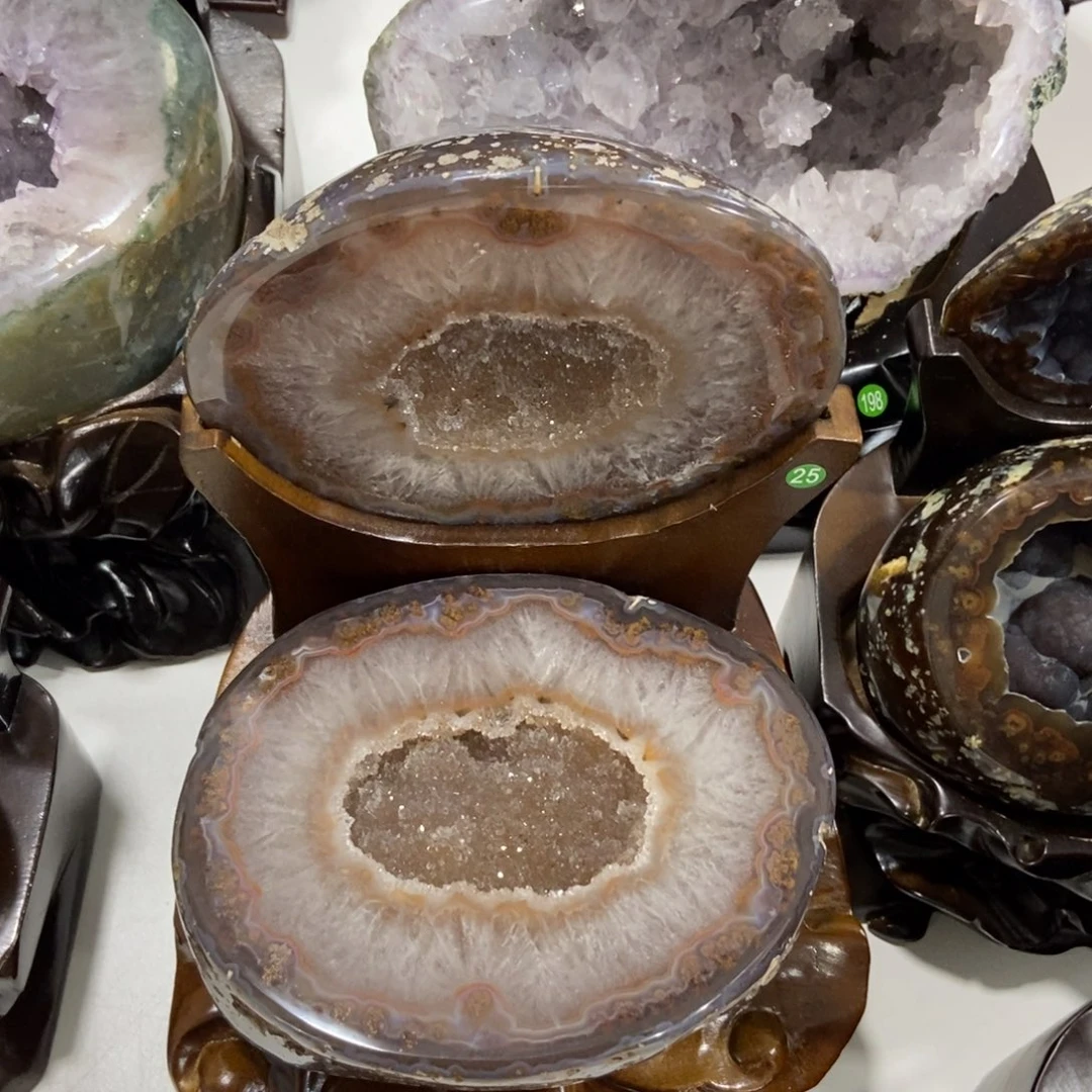 紫晶摆件未镶嵌水晶