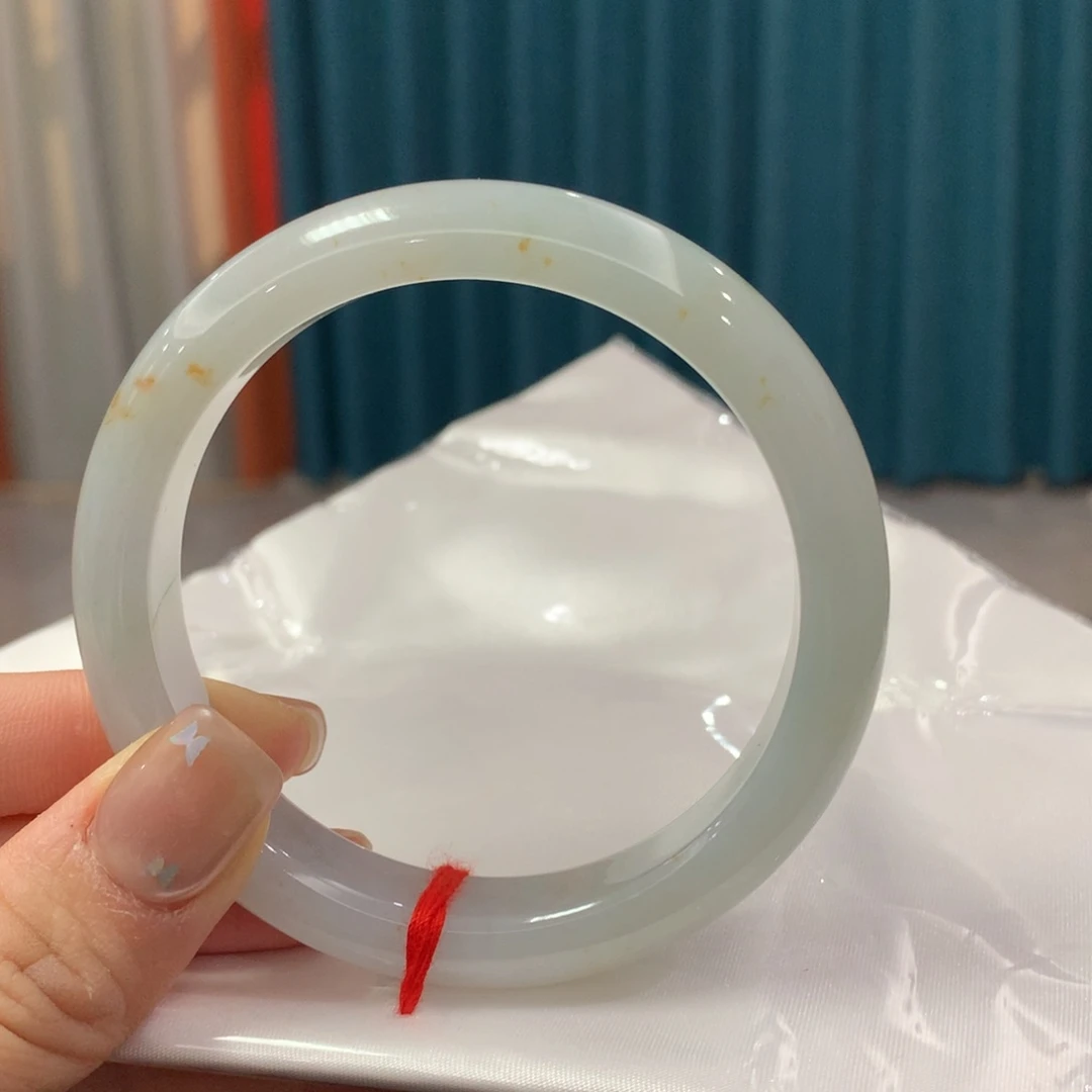 未镶嵌手镯翡翠完美者慎拍 圈口59.9