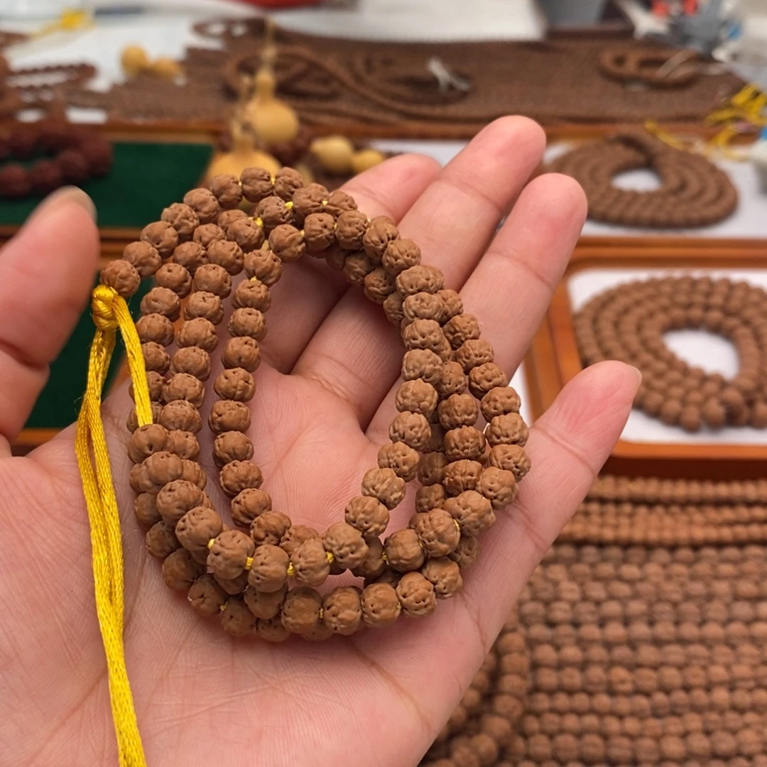 微***妹金刚菩提吊坠定制佛手108卡6➕