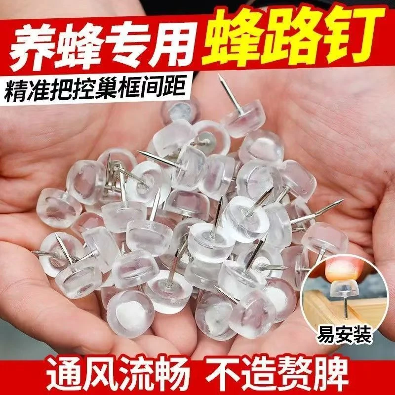 巢框蜂路钉蜂箱专用中蜂意蜂通用巢脾间距订好即用
