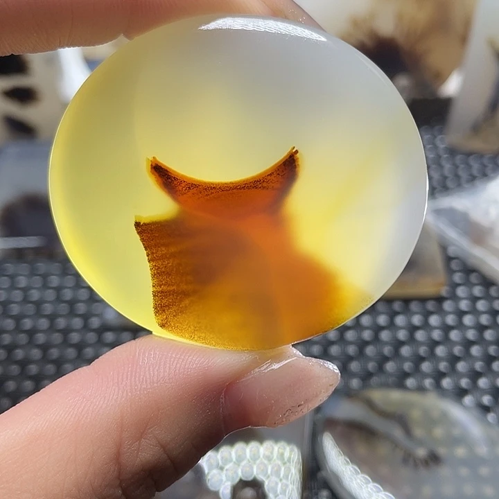 漫***虹玛瑙/玉髓颈饰未镶嵌