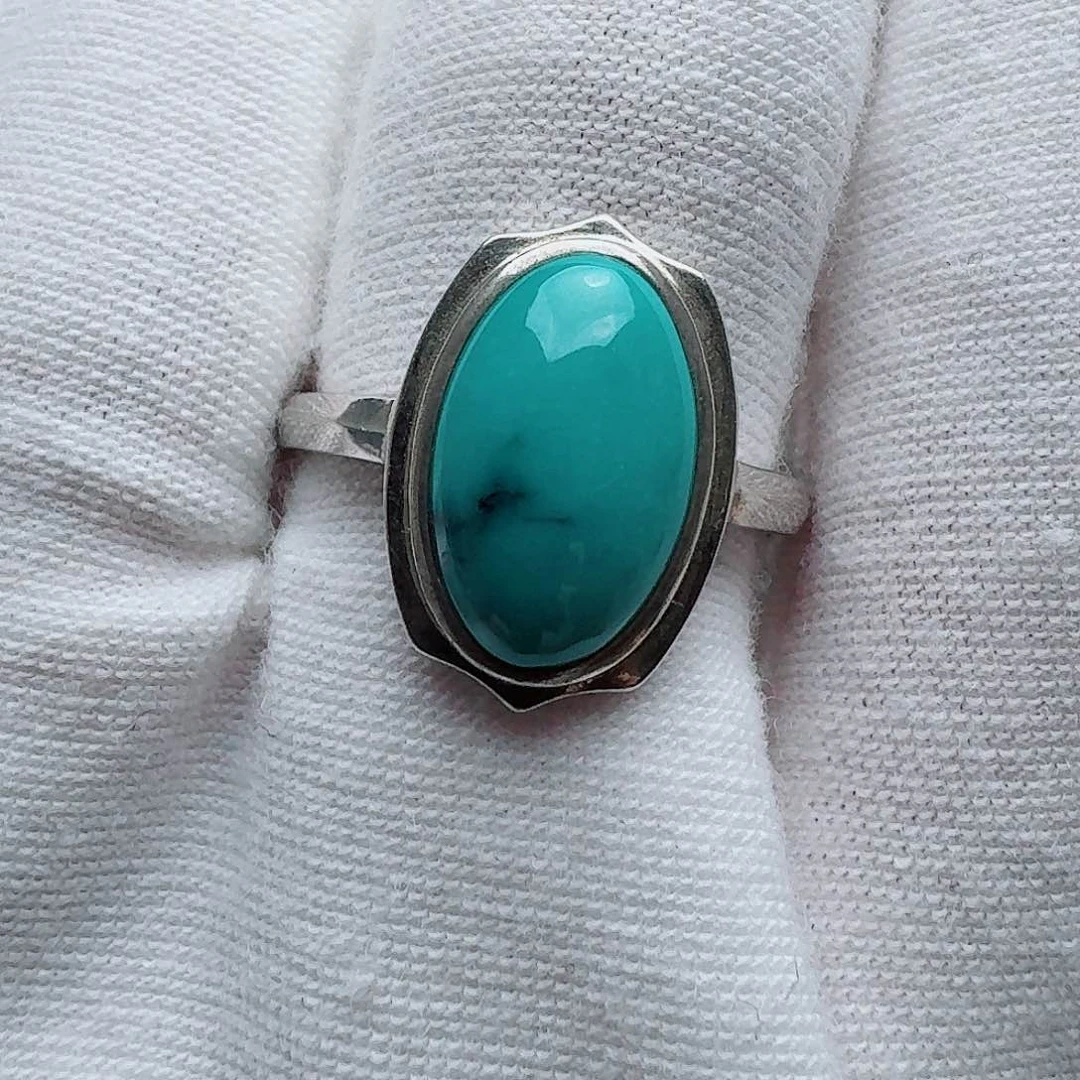 银S925镶嵌绿松石珠宝奇石