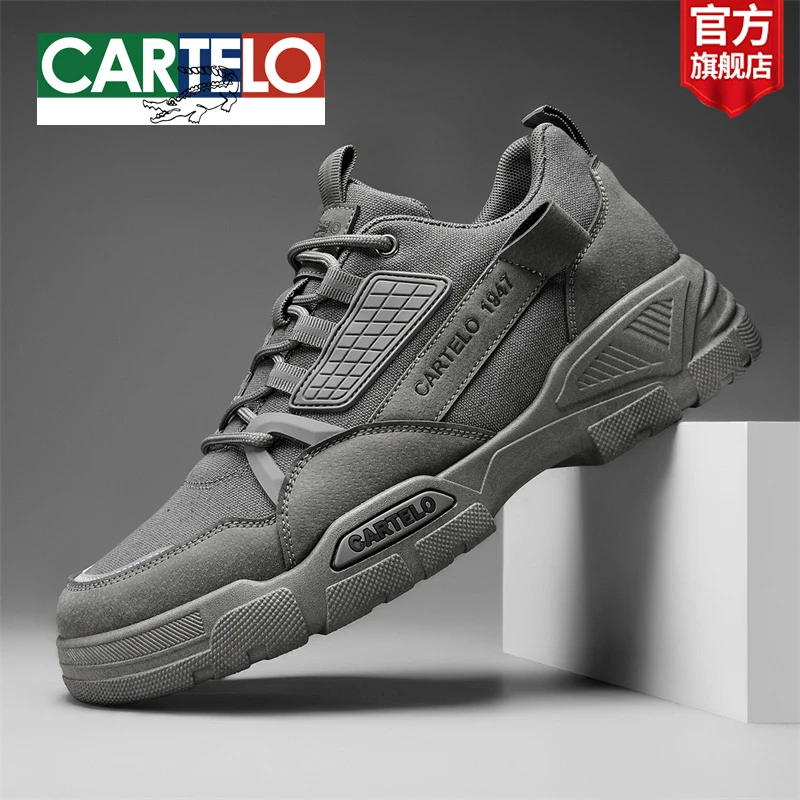 卡帝乐鳄鱼工装鞋男2025新款男鞋秋冬户外运动工作鞋低帮马丁靴男