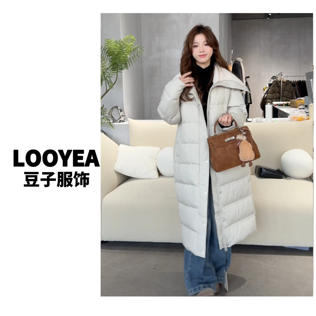 【晚意】豆子 冬季新款韩式保暖羽绒服 B6611