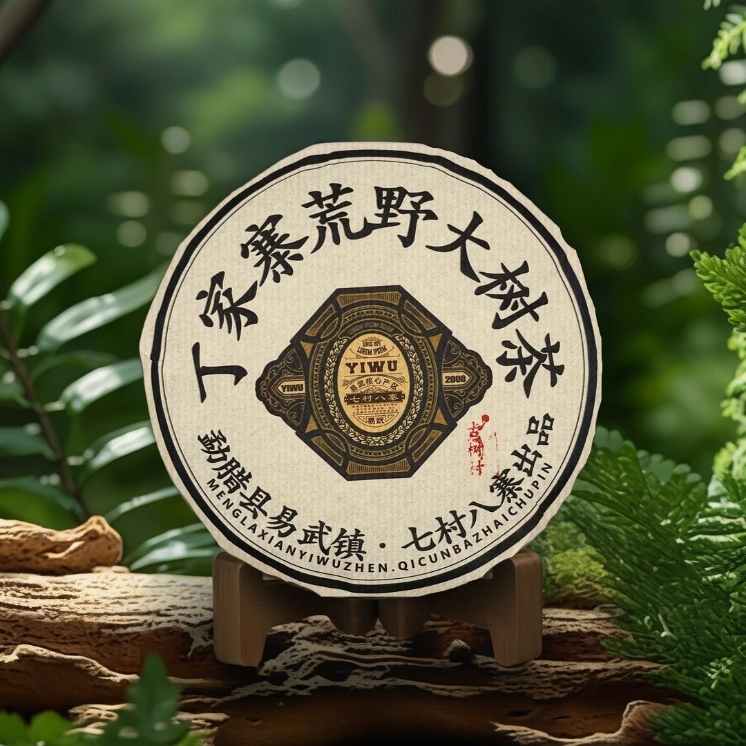1998年老班章普洱茶生茶老茶生普洱茶饼云南普洱生茶班章生茶茶叶