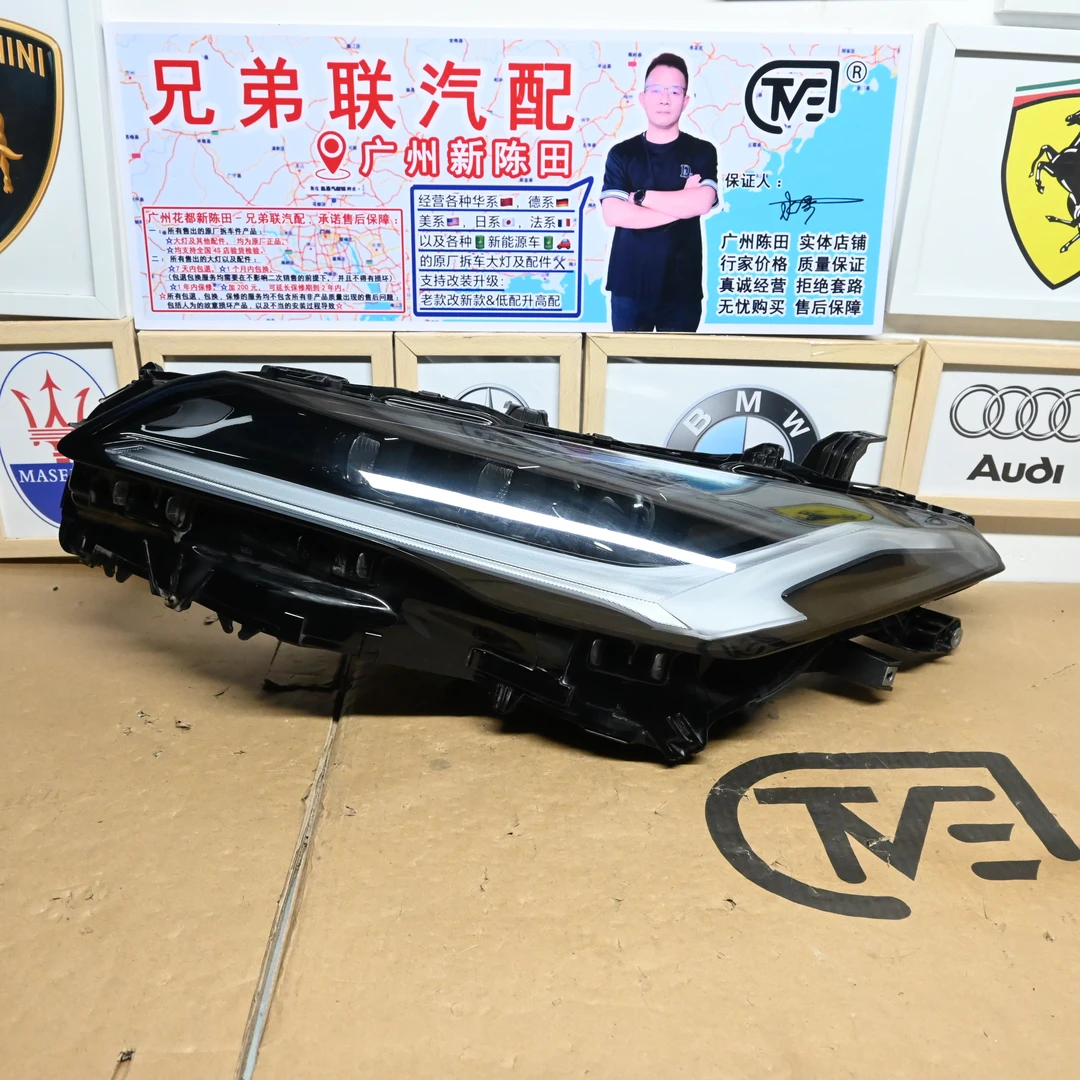 适用丰田 亚洲龙 LED 22-23年大灯总成陈田原厂全好纯拆车可保险