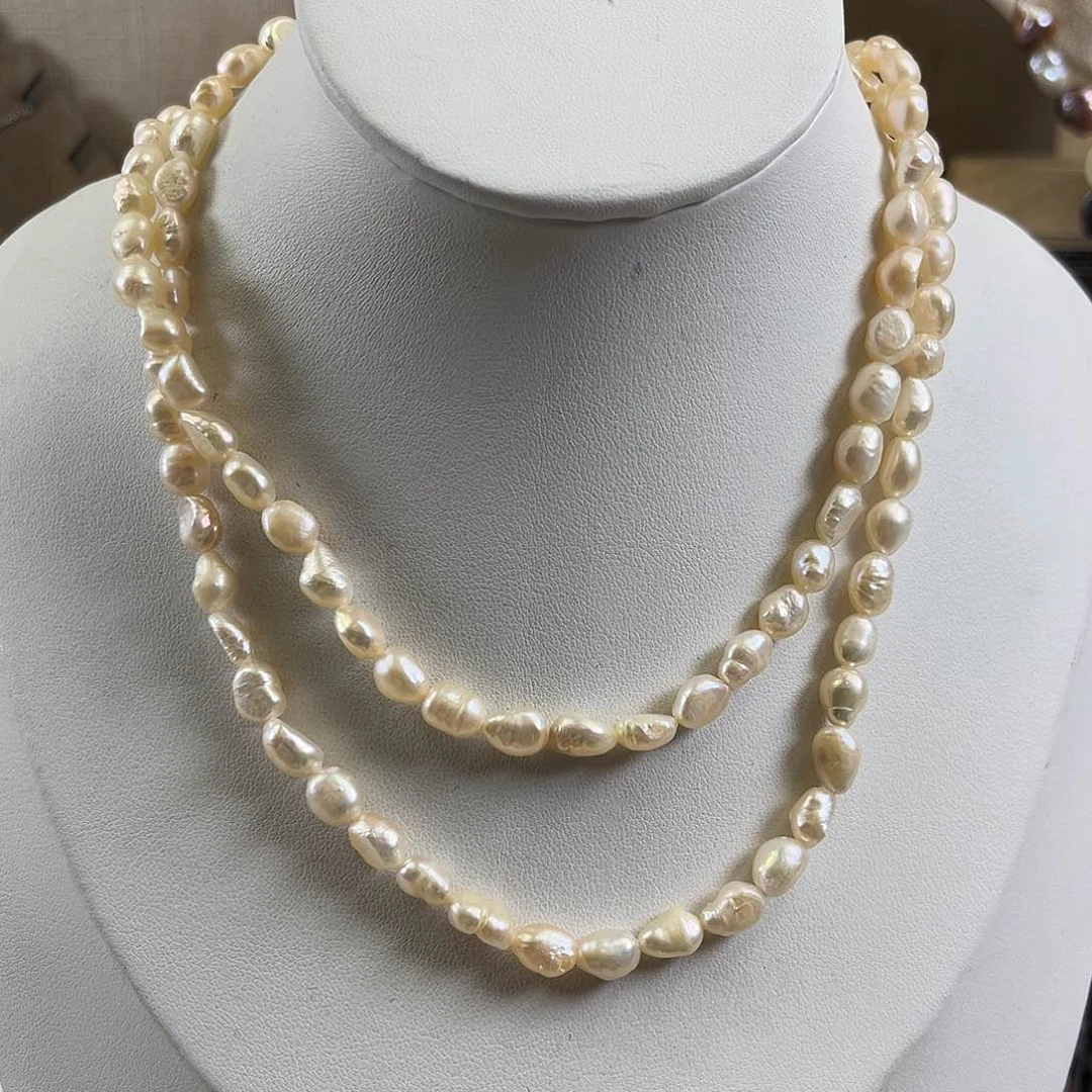 淡水珍珠项链未镶嵌【纯恬】多样性发货