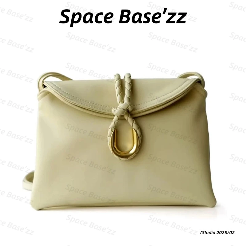 【Space Base】DD-6026#-冰激凌黄时尚轻奢百搭小众简约单肩肩包
