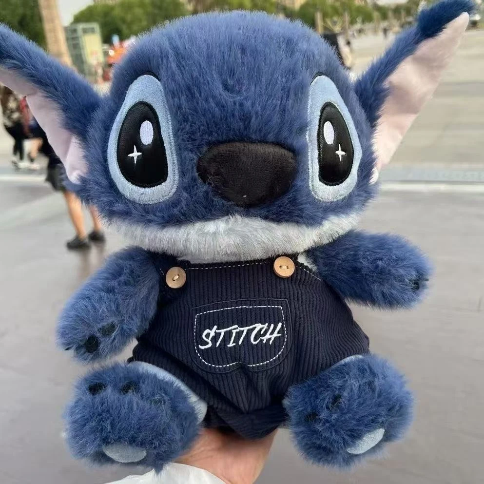 背带裤史迪仔玩偶可爱卫衣史迪仔公仔毛绒玩具女孩生日礼物送女生