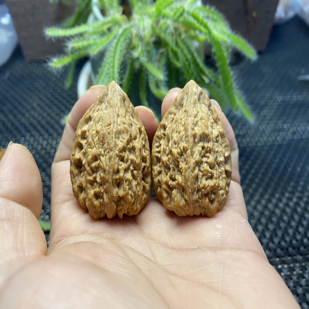 全品无修文玩核桃塔尖狮子头边33肚33高43