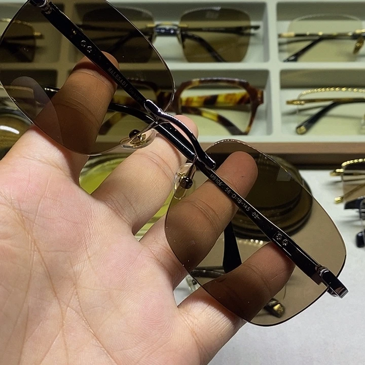 天然水晶眼镜无框