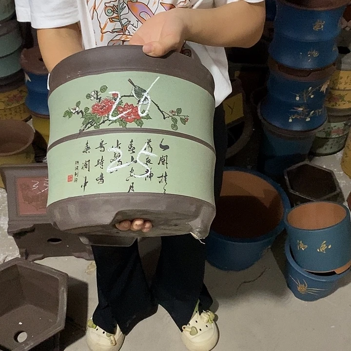 紫砂花盆紫砂花盆
