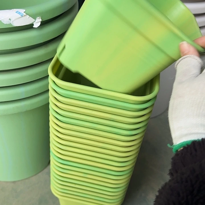 方16口径果绿10个无托串色门口