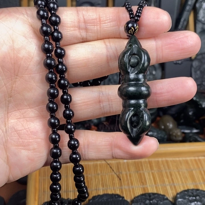 和田玉（青玉）未镶嵌颈饰