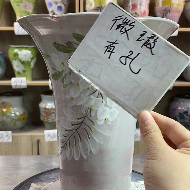 瓷片12xc景德镇陶瓷花盆