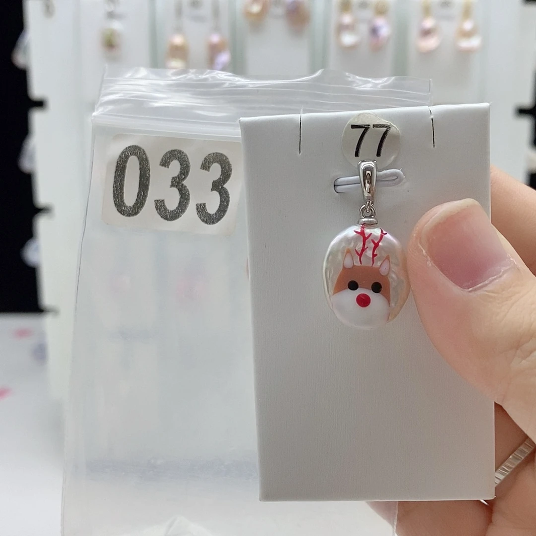 糍***糖合金淡水珍珠颈饰