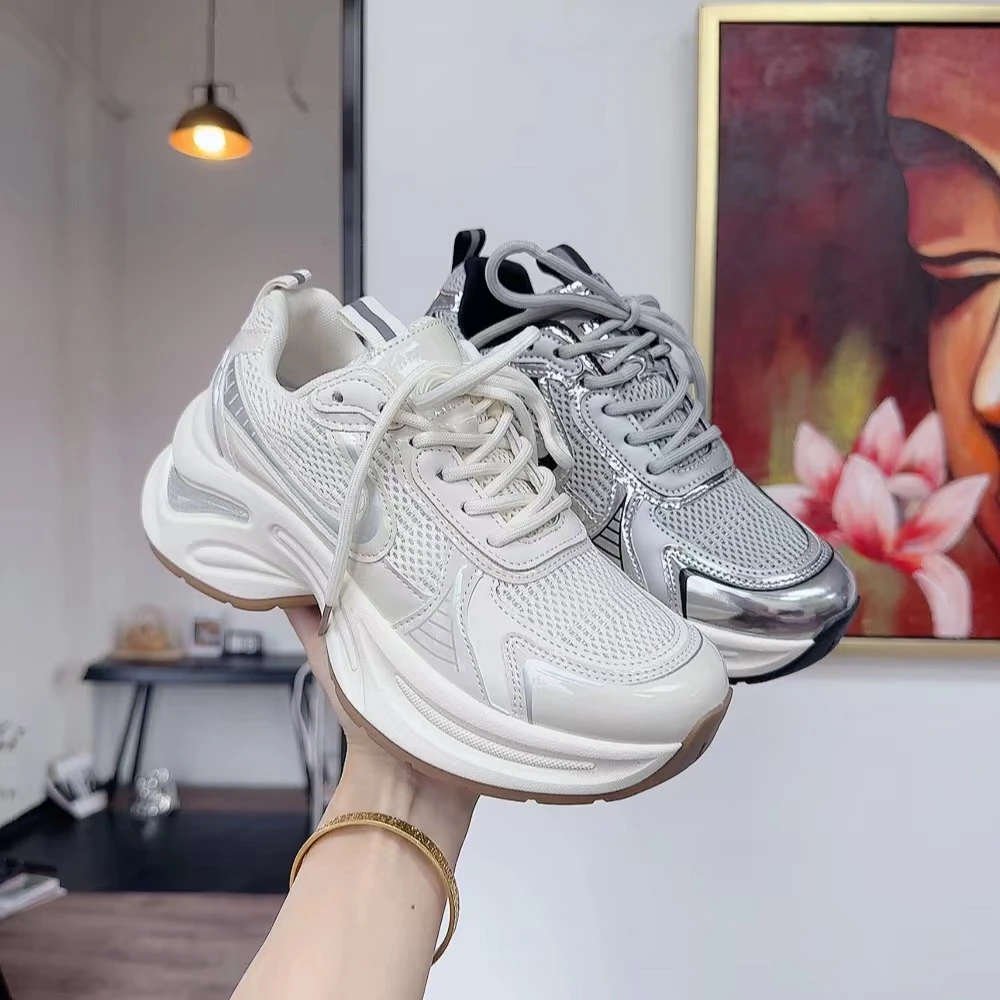 S617新款舒适百搭厚底老爹鞋