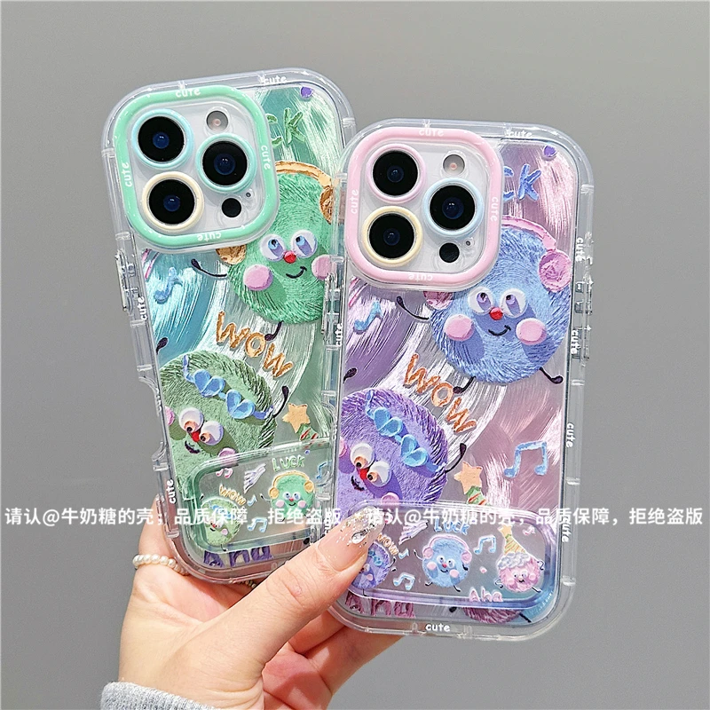 羽纱奶油壳适用苹果16/iPhone/华为荣耀/OPPO/VIVO/小米/手机壳潮