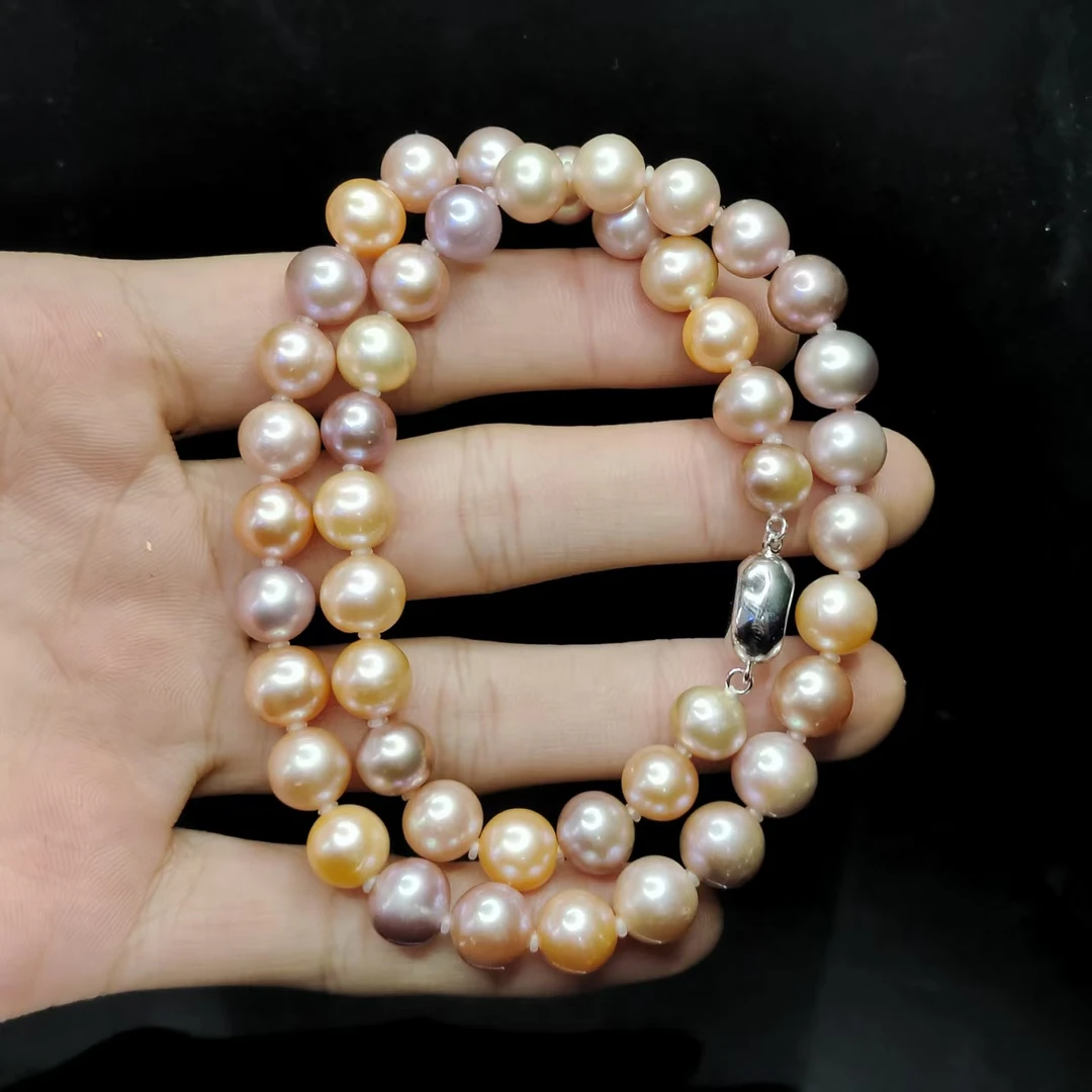 【老三珠宝】珍珠公主链JL05【多样性发其一】约8mm