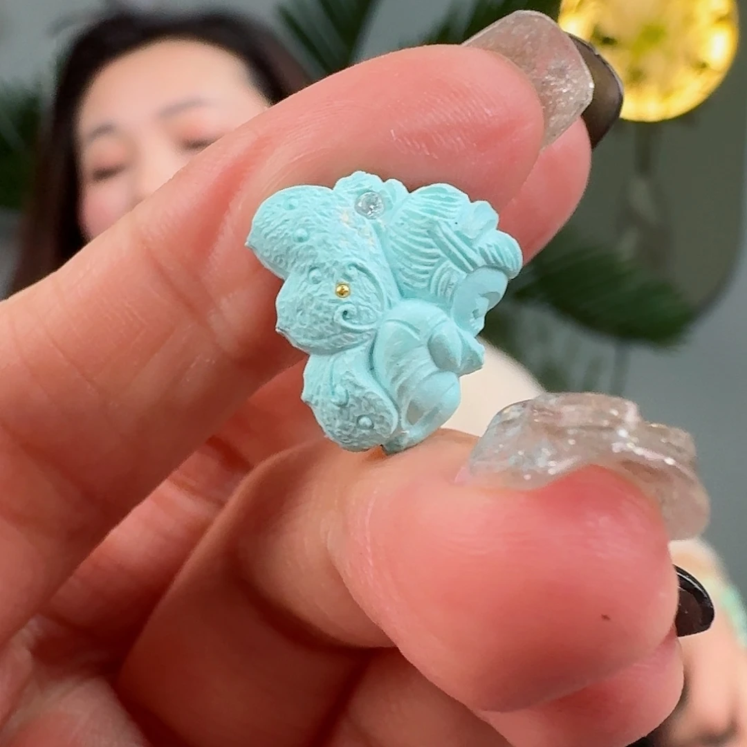 绿松石珠宝奇石未镶嵌