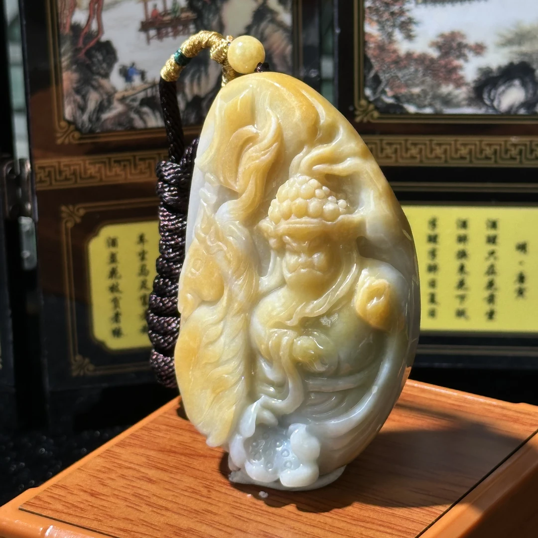 5244-天然翡翠-关公