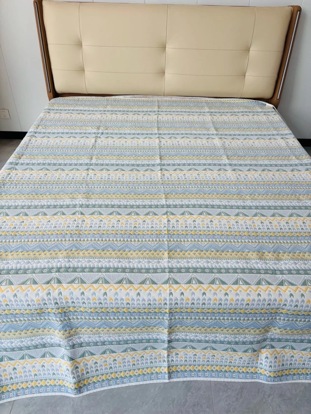 2.4*2.5米A类六层纱布软凉席亲肤透气（缩水后2.2*2.3米）透气床单