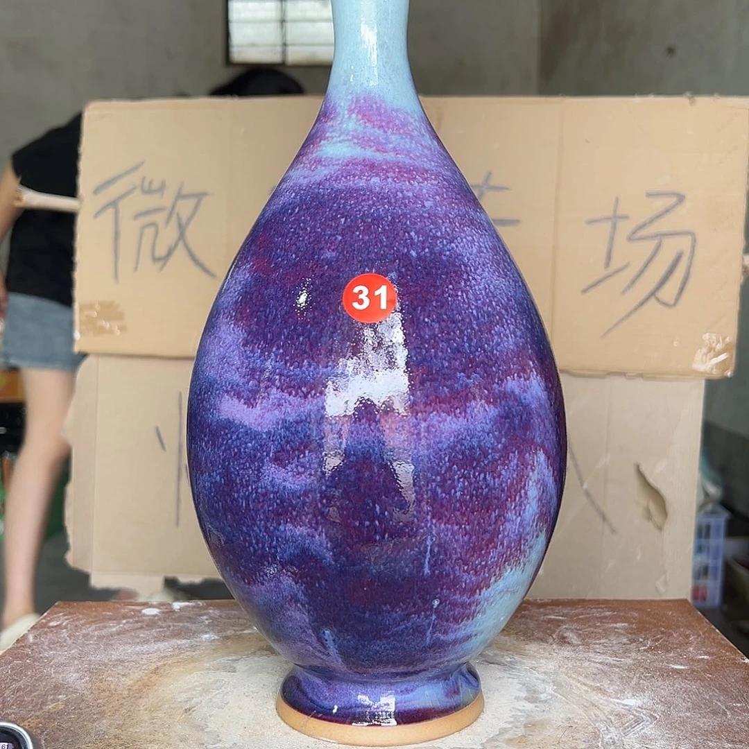 摆件郑家钧窑摆件微