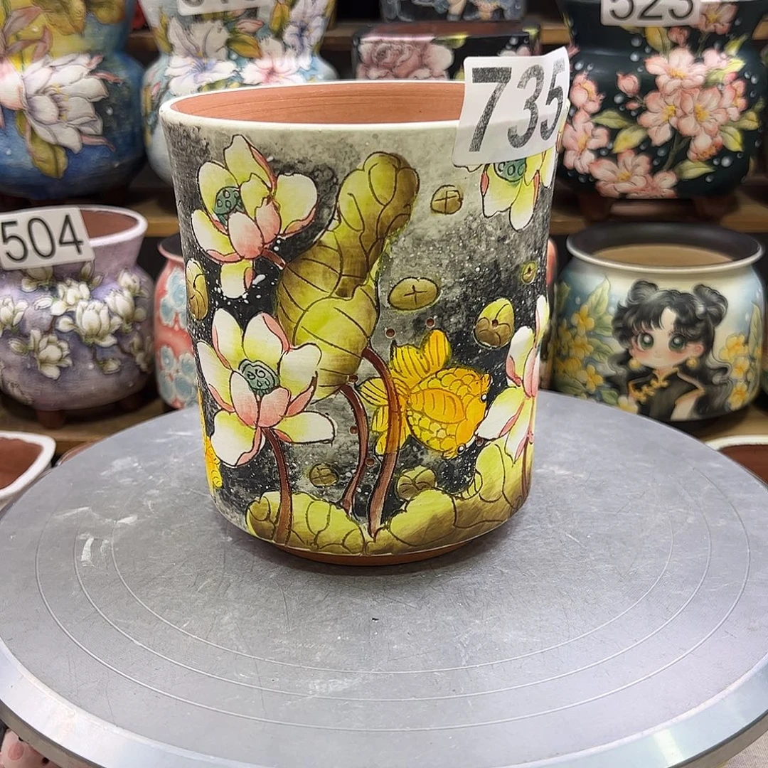 景德镇炫彩手绘口12