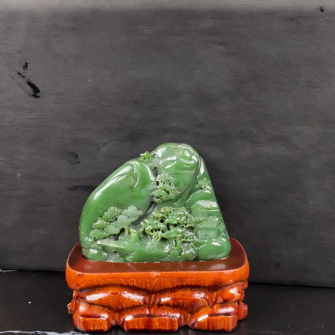 和田玉未镶嵌摆件