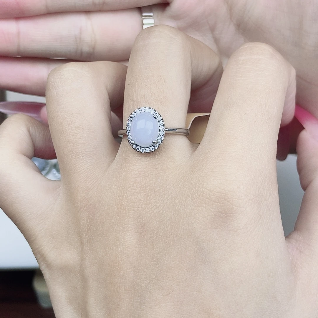 翡翠银S925镶嵌戒指02