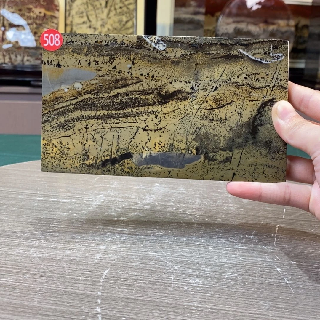 石材广西国画石草花石