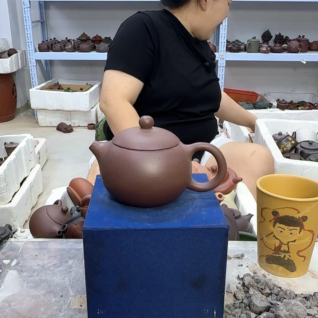 茶壶紫砂宜兴紫砂壶瑕疵处理