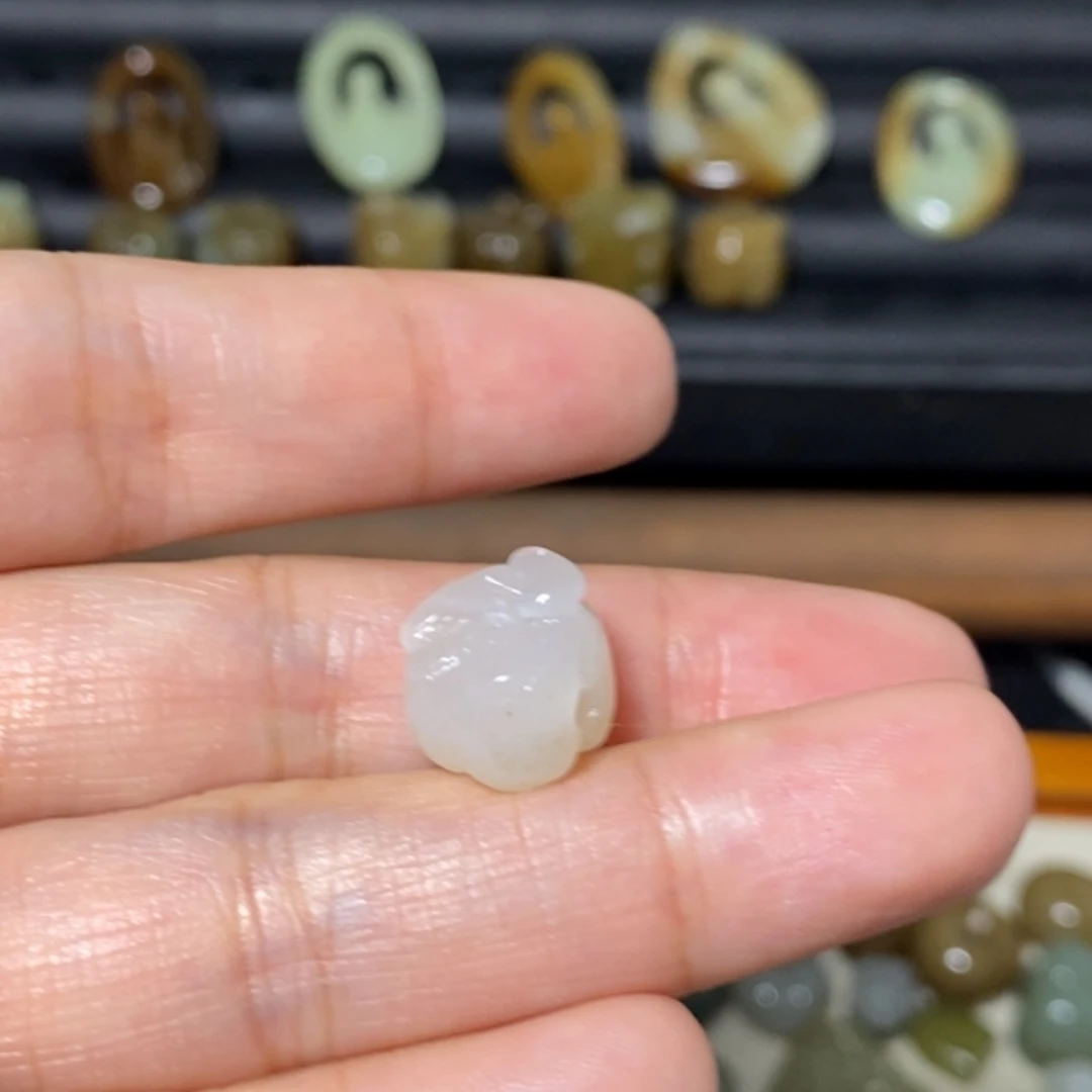 和田玉未镶嵌手链水草