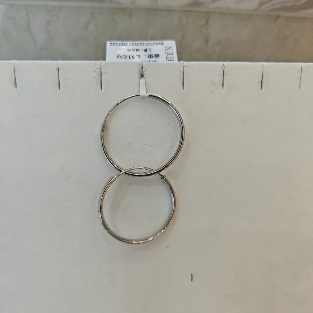 香港黄金铂金时尚百搭耳饰